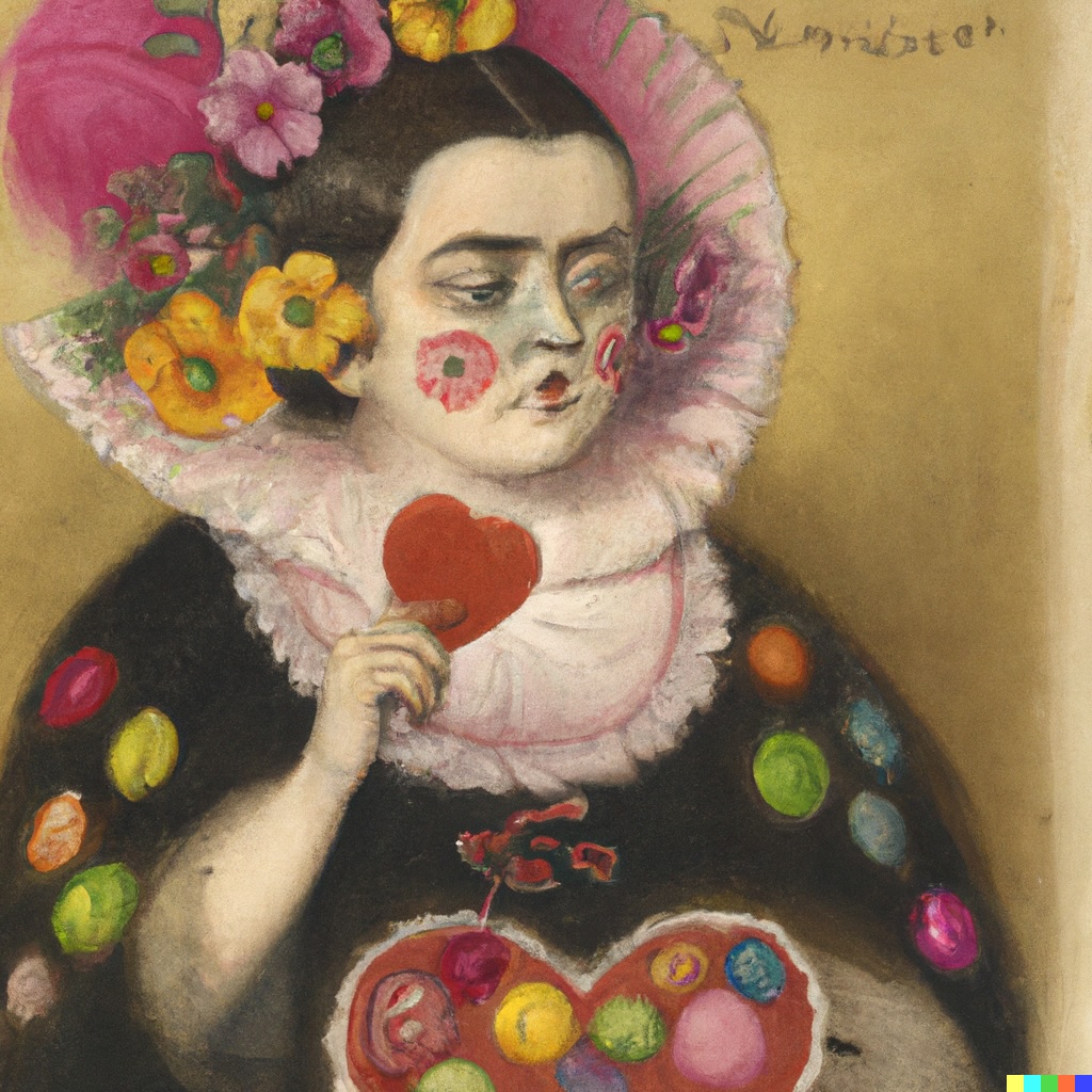 DALL%C2%B7E%202023-12-08%2019.56.56%20-%20eine%20frau%20namens%20frida%20die%20an%20einem%20herzinfarkt%20stirbt%20weil%20sie%20zu%20viele%20bonbons%20gegessen%20hat,%20naturalistische%20malerei,%201900